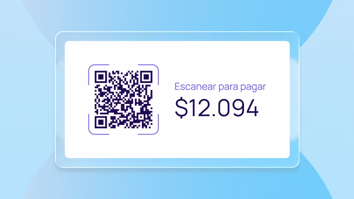 QR en pantalla