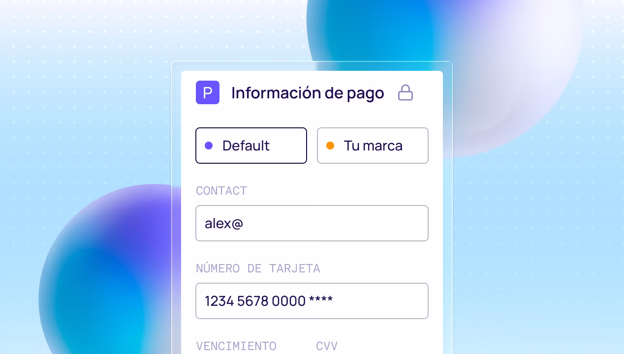 Checkout mockup