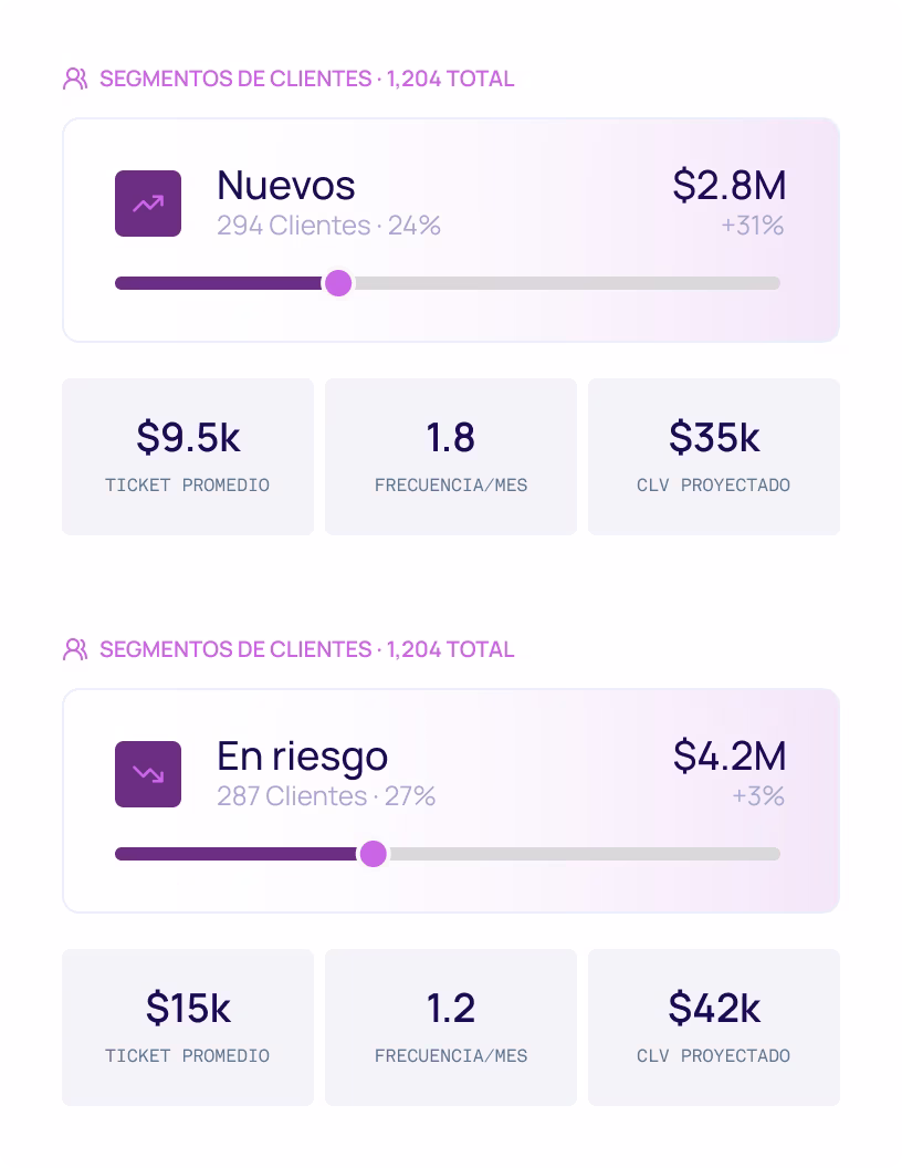 Akua Customer Intelligence dashboard view 2