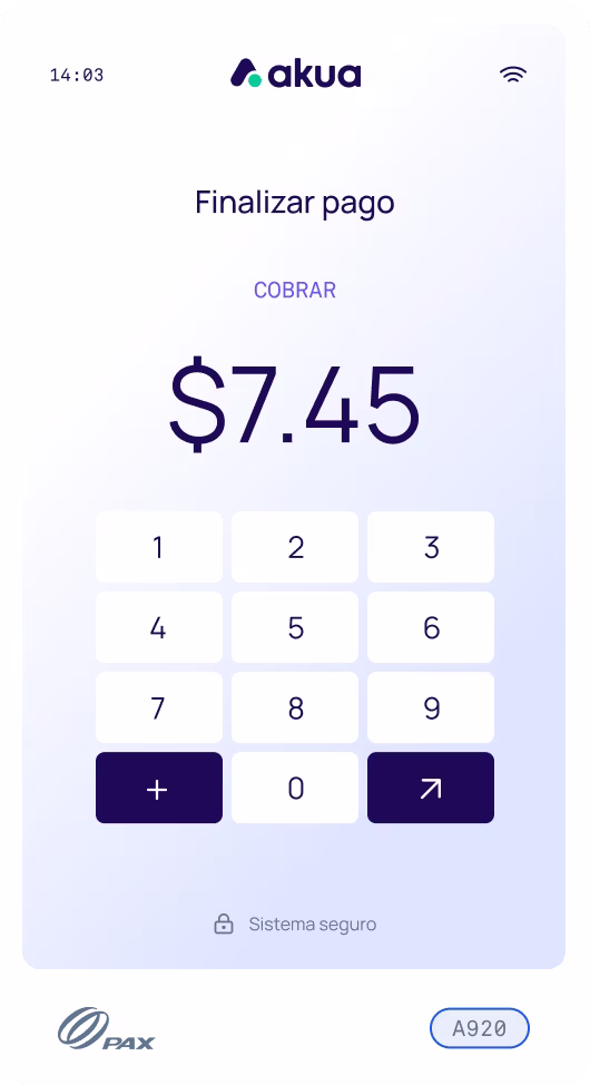 PAX POS terminal