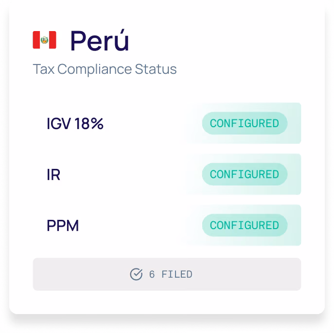 Tax management status view 4