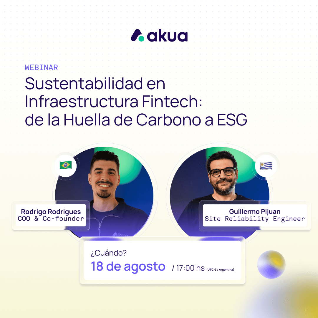 Sustentabilidad en Infraestructura Fintech: de la huella de Carbono a ESG webinar thumbnail